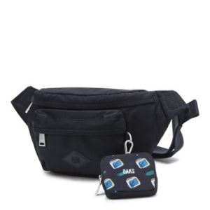 닥스 슬링백 X HERNC 헤르시 네이비 패턴 파우치 DBBA4F831N2