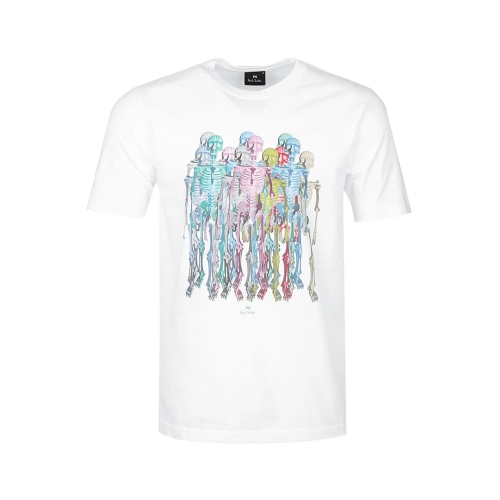 폴스미스 컬러 스켈레톤프린팅 티셔츠 M2R 011R KP3820 01