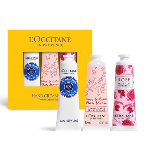 록시땅 시어&플로럴 핸드크림 트리오 3종세트