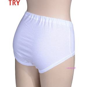 TRY 백색 여성 여자 맥시팬티 3매 면100% 삼각 속옷xyz047