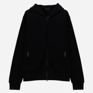 몽클레르 로고 집업 후드 자켓 블랙 BLACK_H20918G00035