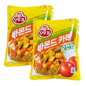 오뚜기  바몬드 카레 순한맛 1kg