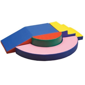 아스포  코리 츠 공주미니 놀이터세트 KS105-1 유아체육매트 안전보호시설 놀이 매트 실내놀이