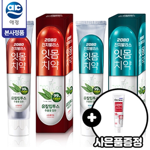 애경 2080 진지발리스 유칼립투스 후레쉬민트 150g