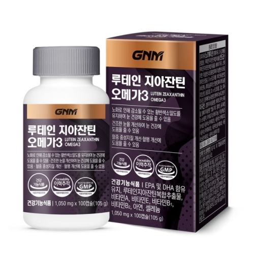 GNM자연의품격 루테인 지아잔틴 오메가3 1050mg 100캡슐