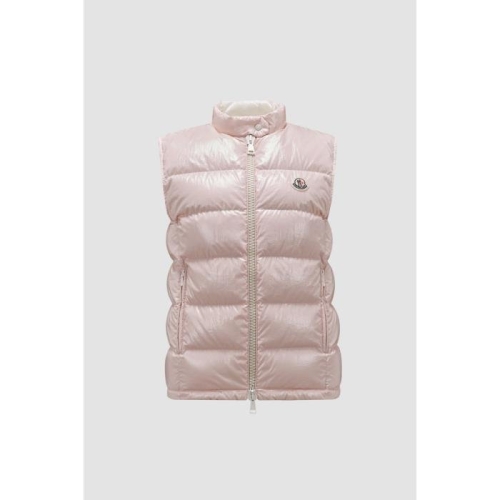 몽클레르 알시비아 민소매 다운 재킷 화이트 J10931A00066597