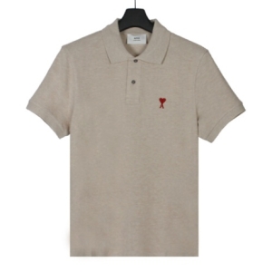 아미 남성 ADC 폴로 티셔츠_UPL001 760 2712 HEATHER LIGHT BEIGE AIC158be