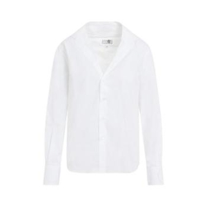 메종마르지엘라 MM6 셔츠 S52DT0035S47294 WHITE