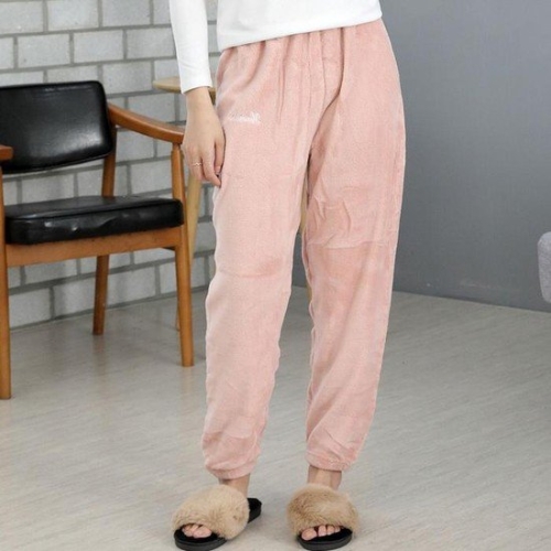 울바 XBG36J2O 남여공용 극세사 수면바지 플리스핑크 겨 지