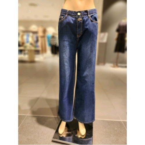 보니스팍스 투버튼 와이드 데님 팬츠 B1F36DSL040