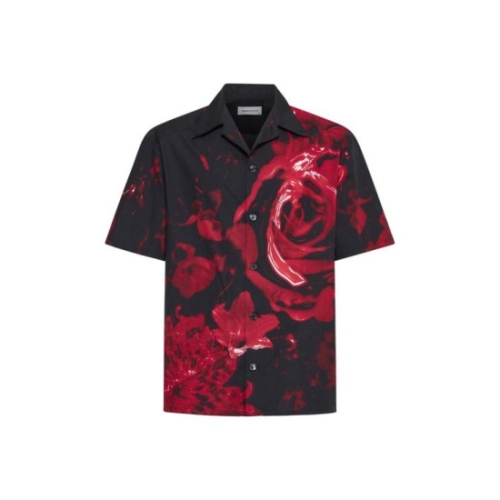 알렉산더맥퀸 긴팔 셔츠 795111QOAA41111 BLACK RED