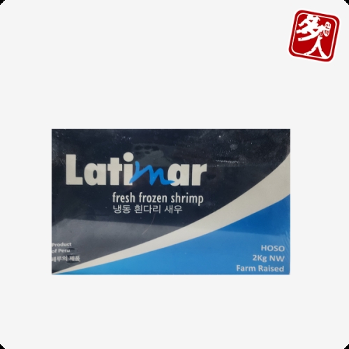 다인  냉동 흰다리 새우 60/70 2kg
