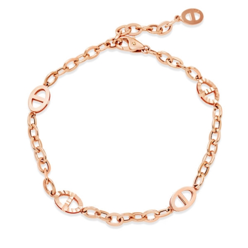 비앤비골드  여성 14K 샹달 할로우 모줄 체인팔찌_NPB40209