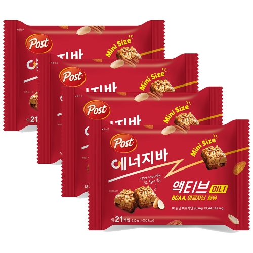 동서식품  포스트 에너지바 액티브 미니 210g