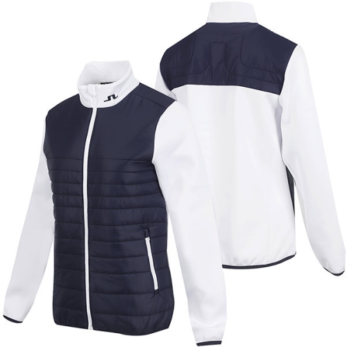 제이린드버그 여성 마르티나 퀼트 하이브리드 재킷 네이비 GWOW11403-6855