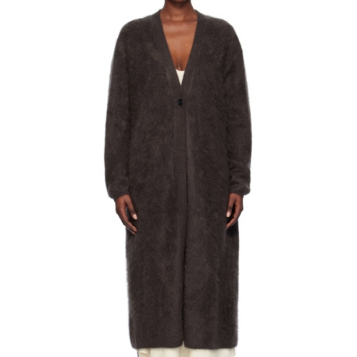 리사 양 Agda 아그다 브러쉬 캐시미어 니트 롱 가디건 241581F095017