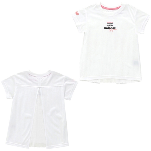 뉴발란스 키즈 뒷 플리츠 반팔티 NK9EC2104G-10