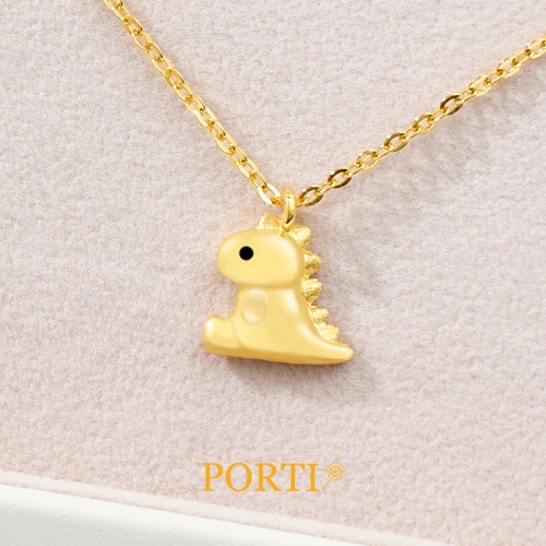 뽀르띠  용띠 청룡 돌목걸이 7.5g