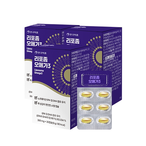 코스팜 안국약품 리포좀 오메가3 30캡슐
