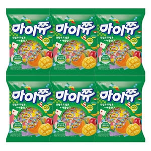 크라운제과  마이쮸 캔털루프 멜론+애플망고 284g