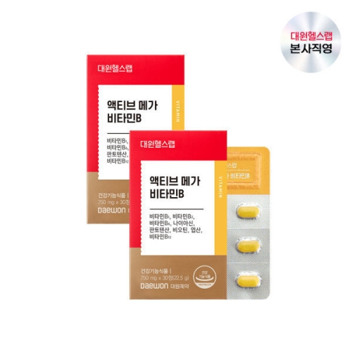 대원헬스랩 액티브 메가 비타민B 30정