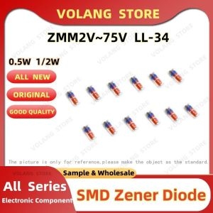 제너  다이오드 LL-34 ZMM2V0 2V2 2V4 2V7 3V3 3V6 3V9 4V7 5V1 5V6 6V8 7V5 9V1 10..