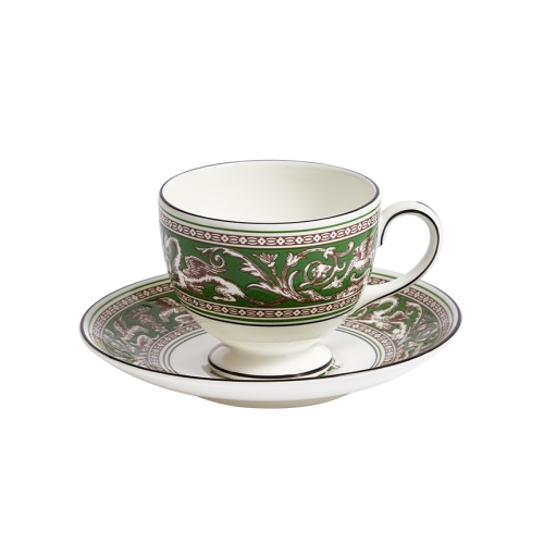 웨지우드 플로렌틴 베르데 커피잔세트