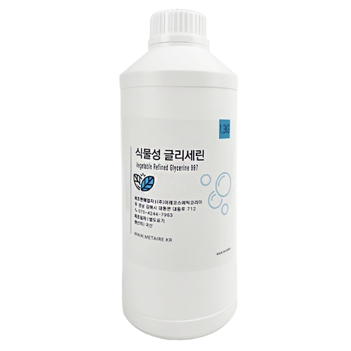 이레코스메틱 식물성 글리세린 1kg 1개+300g 1개