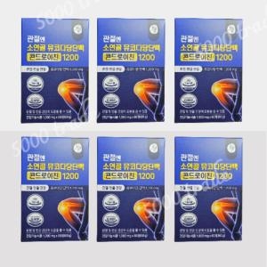 올바른 관절엔 소연골 뮤코다당단백 콘드로이친 1200 1000mg 60정