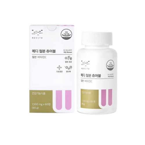 메디포스트 메디 철분 츄어블 1500mg 60정