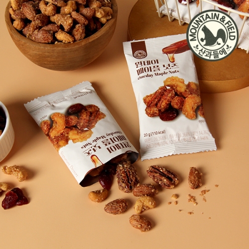 산과들에  프리미엄 믹스넛 원데이 메이플넛츠 20g