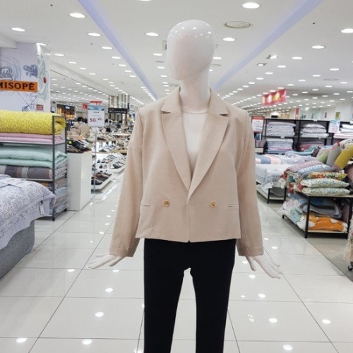 미스칸트 테리 투 버튼 케쥬얼 쟈켓 KNJKL403 BE