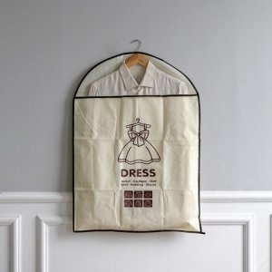 리빙숲  부직포 옷커버 드레스타입