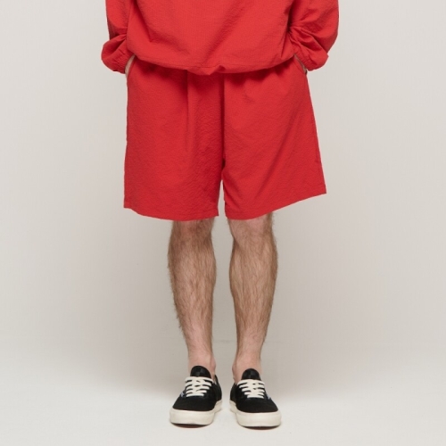 시어서커 카고브로스 CB WIND HALF PANTS RED black 279628