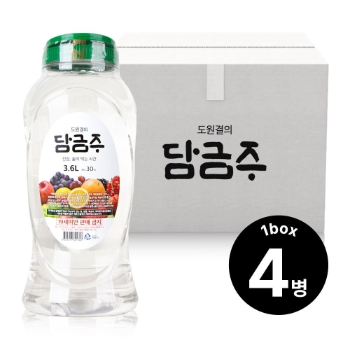 아름주가 도원결의 담금주 30도 3.6L