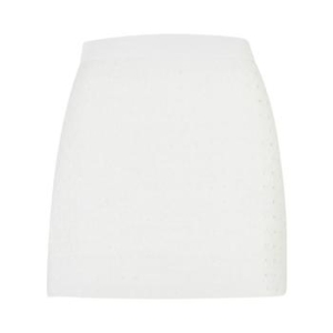 카사블랑카 숏 스커트 WPF24 SK 116 01OFF WHITE White