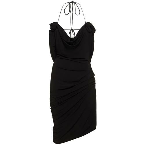 비스코스 bcd 마그다 부트림 드레이프 저지 미니 드레스 WROSES B0061208424