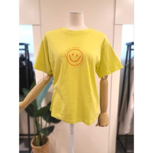 미스칸트 해피스마일 반팔 티셔츠 라이트그린 KPTSO405LE