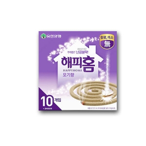 해피홈 모기향 무향 10개입