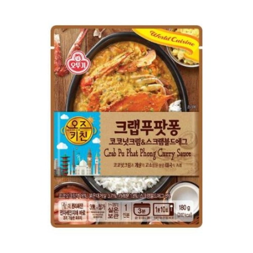 오뚜기  오즈키친 크랩푸팟퐁 180g