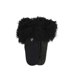 프라다 로고 플라크 팩스 퍼 장갑 1GG1092DEV 87254061