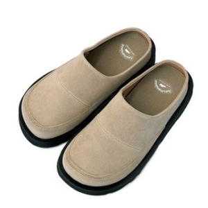 아미 k et muse Fine stitch suede blofers_KM24s046