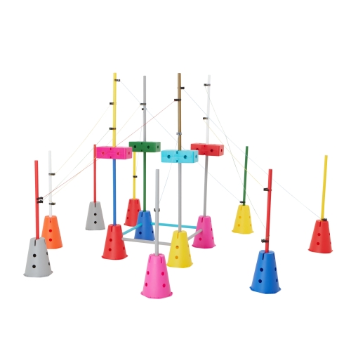 거미줄 피라미드통과 IG-P057 유아 어린이 실내 놀이터 단체 게임 체육 교구