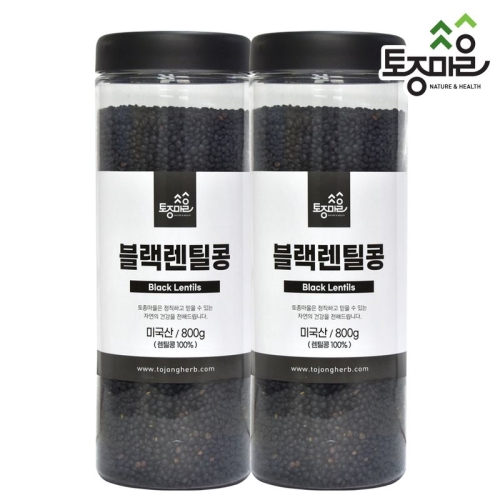 토종마을 블랙렌틸콩 800g [2개] - 에누리 가격비교