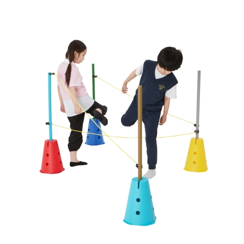 2단 거미줄 통과 놀이 IG-P053 유아 어린이 실내 놀이터 체육 교구