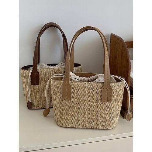 KARRA 카라 라탄복조리백_A4M0518