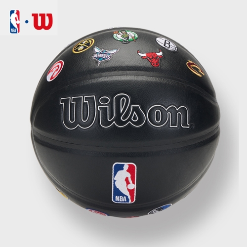 윌슨  NBA 팀 자수 로고 PU 7호 농구공 WZ4028601CN7