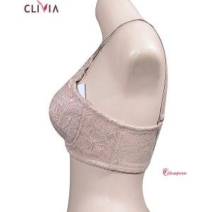 크리비아 홑겹 파워네트 체형보정 바디업 C컵 풀컵 여자 여성 속옷 브라 편한 브래지어 시원한efg314