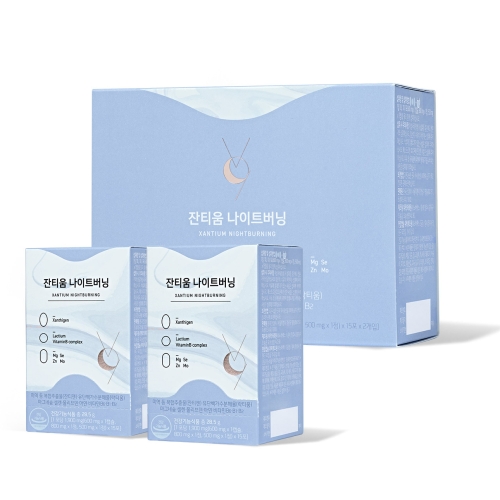 안국건강 인생뷰티 잔티움 나이트버닝 1900mg 30포