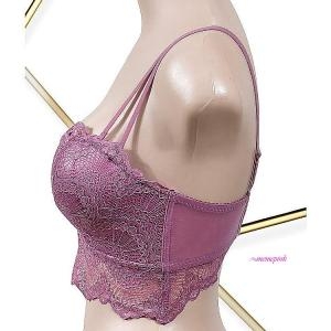 클레오 롱사이드본 레이스 노와이어 와이어리스 A컵 속옷 브라 여자 여성 편한 시원한 브래지어yza223